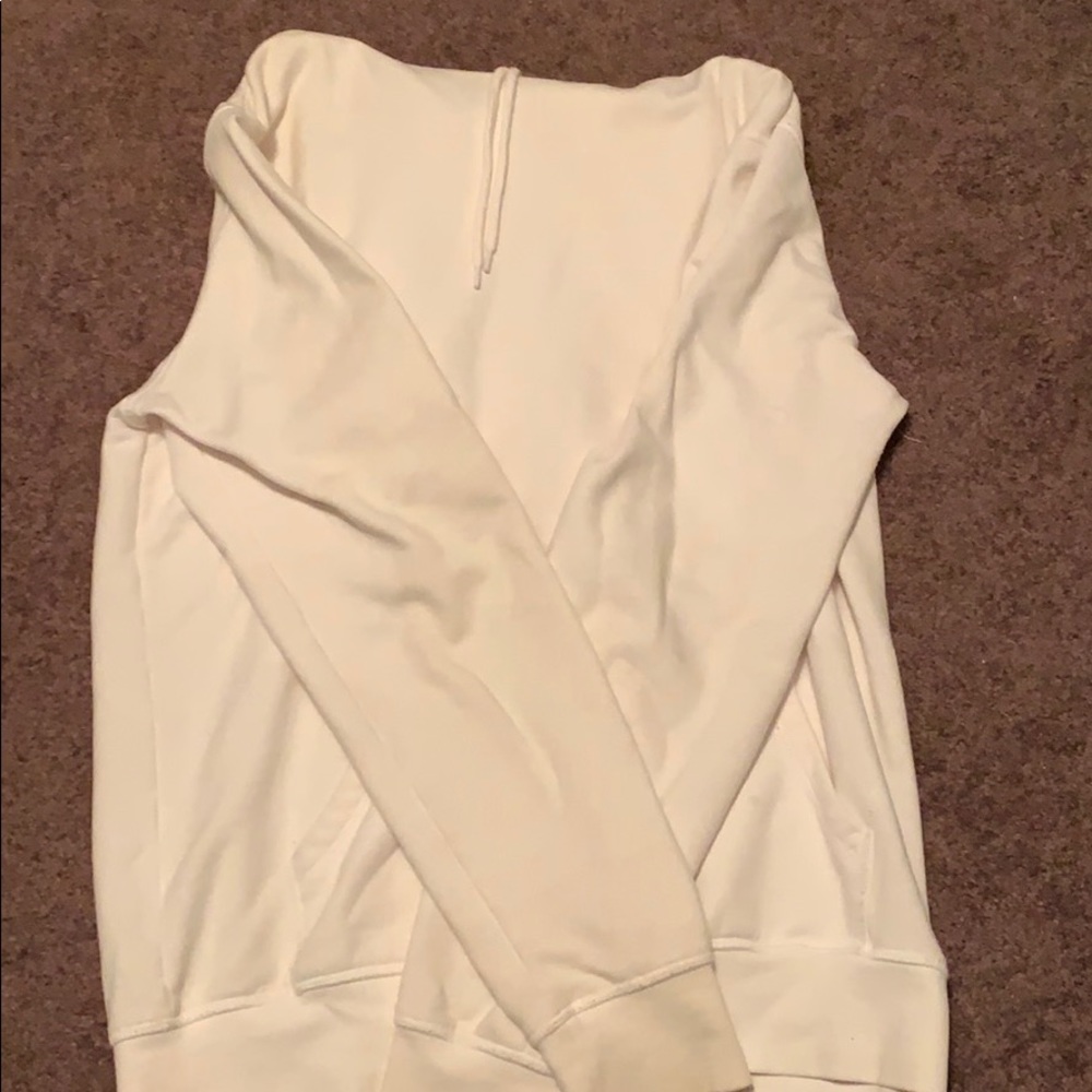 Plain White Hoodie
